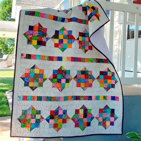 River Scraps Easy quilt pattern for beginner quilter modern | Etsy