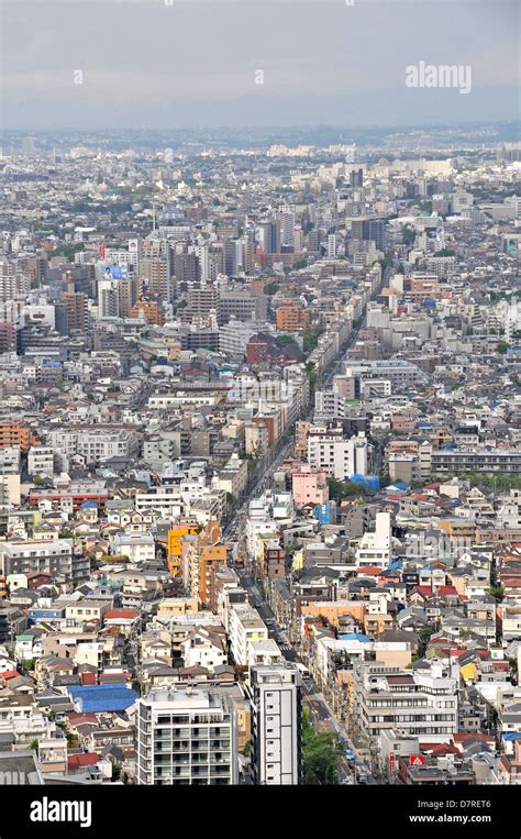 aerial view, Shinjuku, Tokyo, Japan Stock Photo - Alamy