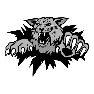 Moncton Wildcats Logo Black and White – Brands Logos