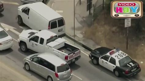 police chase los angeles and truck - YouTube