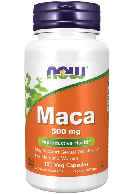 NOW Maca 500 mg – Supplement First