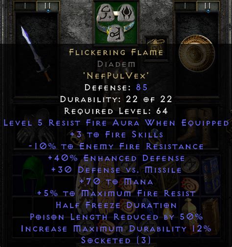 Flickering Flame - Buy Diablo 2 Items - D2 Items for Sale