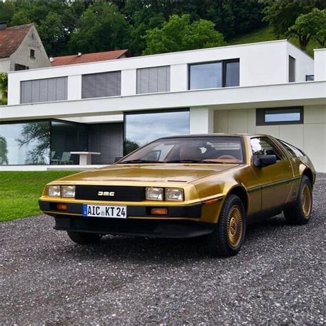 Gold Delorean | Delorean, Dmc delorean, Dream cars