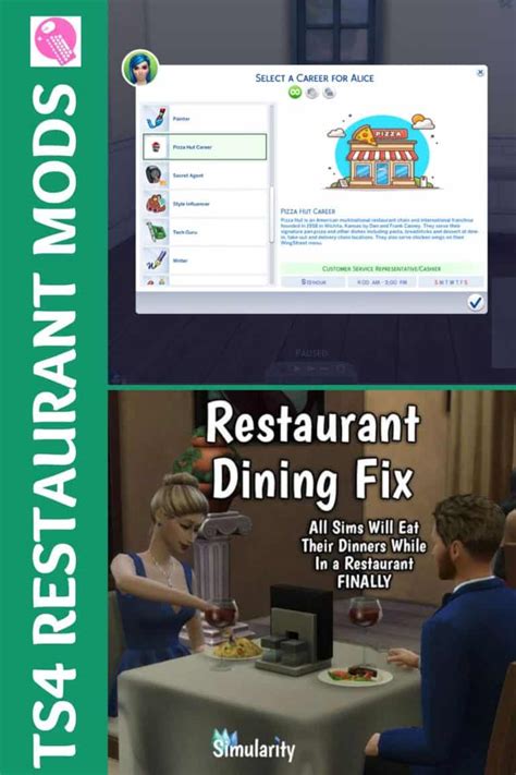 25+ Sims 4 Restaurant Mods: Menus, Staff, Food Stalls - We Want Mods