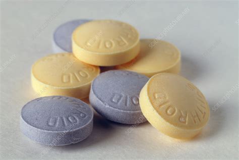 Synthroid (Levothyroxine) Tablets - Stock Image - C017/4915 - Science ...