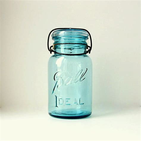 Blue Mason Jars Vintage Blue Ball Ideal Canning Jars with