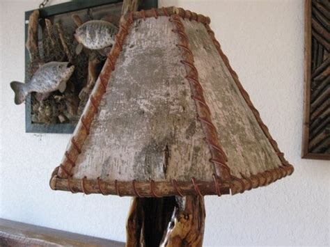 BIRCH BARK LAMP Shade Rustic Lamps Shades