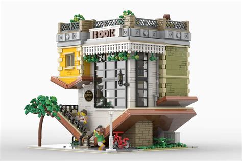 LEGO IDEAS - Upside-Down House: Bookstore