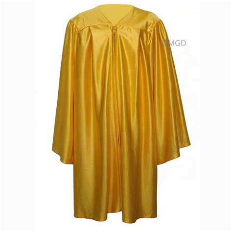 Yellow Shiny Primary Graduation Gown and Cap – Mera Convocation