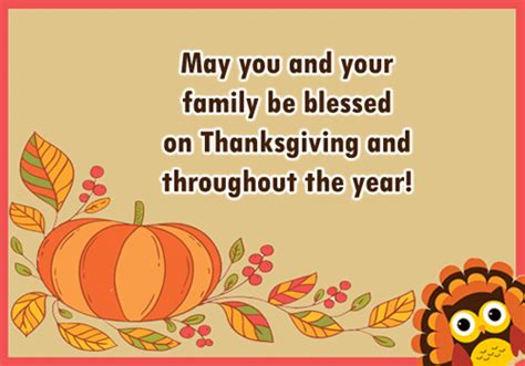 Thanksgiving Blessings! Free Family eCards, Greeting Cards | 123 Greetings