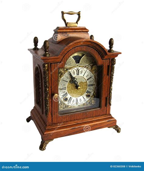 Antique mantel chime clock stock photo. Image of pattern - 82360308