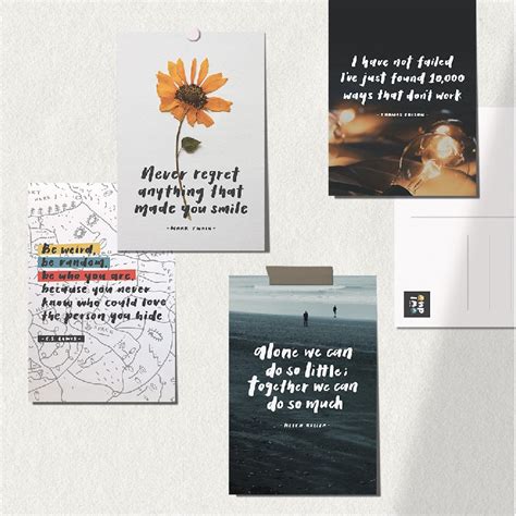 Inspirational Quotes Postcard Bundle | Shopee Philippines