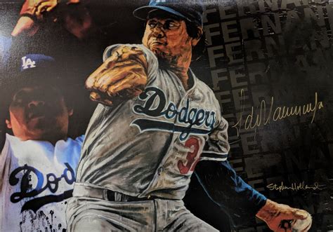 Fernando Valenzuela by Stephen Holland - Art of the Game