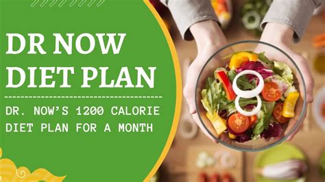 Dr Now Diet Plan | Dr. Now’s 1200 Calorie Diet Plan for a Month - YouTube