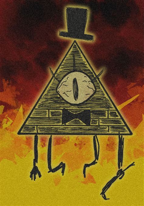 Bill Cipher Tattoo Gravity Falls Nerdy Tattoos Cartoon Tattoos Mini ...