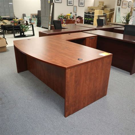 L-Desk Cherry | Office Furniture Liquidations