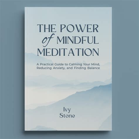 Designs | Soothing cover for book about Mindful Meditation | Book cover ...