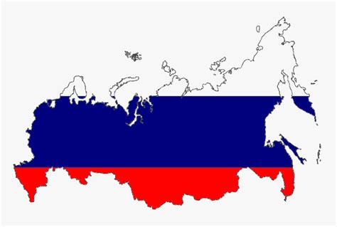 Russia Map Png High-quality Image - Russia Flag Map, Transparent Png ...