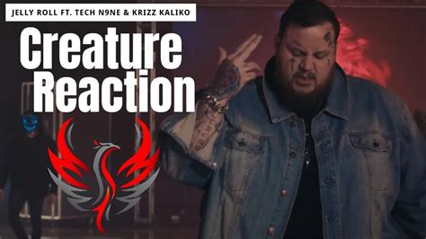 Jelly Roll - "Creature" (ft. Tech N9ne & Krizz Kaliko) Reaction