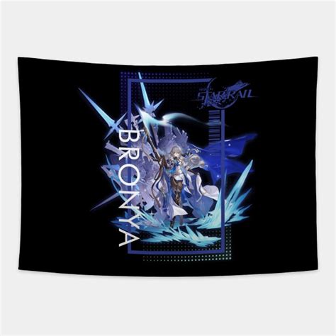 Honkai Star Rail Bronya Character Portrait Tapestry | Honkai: Star Rail Merch