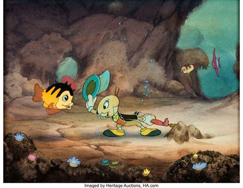 “Pinocchio” Jiminy Cricket Production Cels and Master Production ...