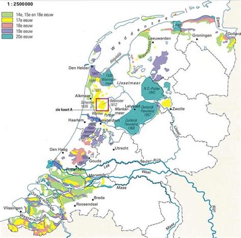 a map of polders in the netherlands : r/MapPorn