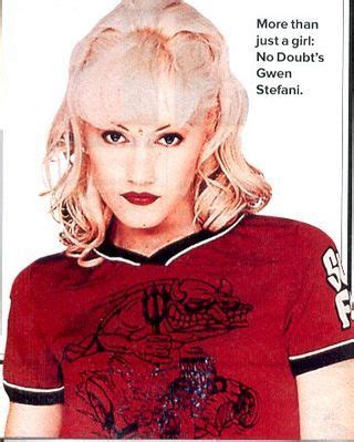 No Doubt; Tragic Kingdom era (With images) | Gwen stefani no doubt, Gwen renée stefani, Gwen stefani