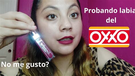 Probando Labial del Oxxo - YouTube