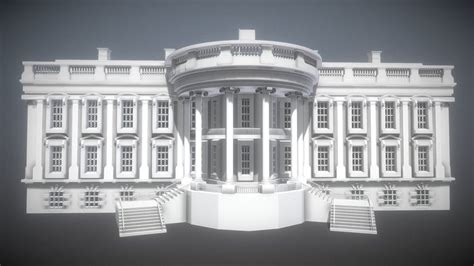 White-house 3D models - Sketchfab