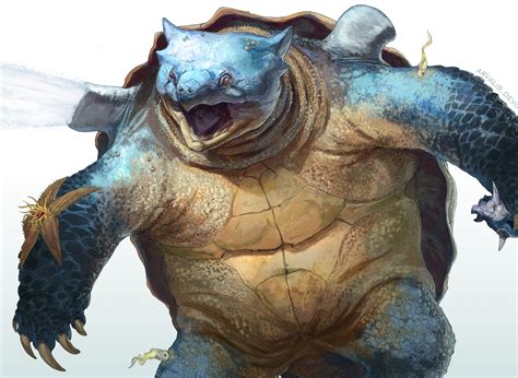 Blastoise Pokemon illustration HD wallpaper | Wallpaper Flare