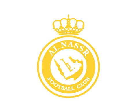 Al Nassr Club Logo Symbol Yellow Saudi Arabia Football Abstract Design Vector Illustration ...