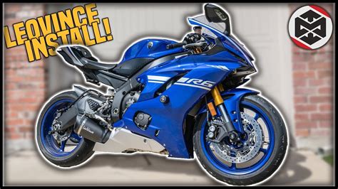 LeoVince Full Exhaust System Install & Sound Test! [Yamaha R6] - YouTube