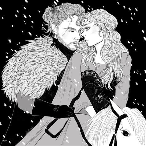 Jon Snow and Sansa Stark by pansypaint on DeviantArt