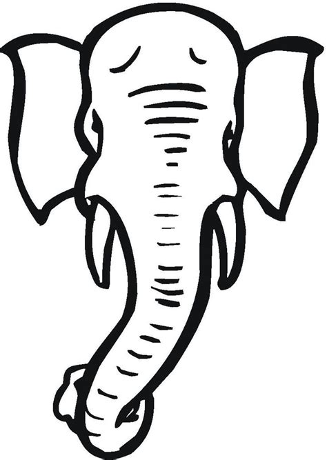 Elephant Drawing With Trunk Up | Free download on ClipArtMag