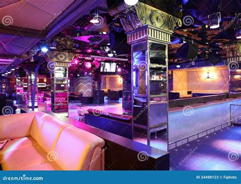 Luxury Night Club In European Style Stock Image - Image of restaurant ...