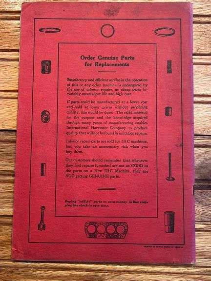 (3) Farmall Manuals - Aumann Auctions, Inc.