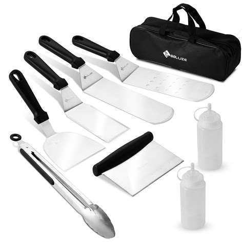 Buy G Gallize Griddle Spatula Griddle Accessories Kit for Blackstone Griddle - 9 Pcs Flat Top ...