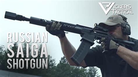 Russian Saiga 12 Modified Shotgun - YouTube