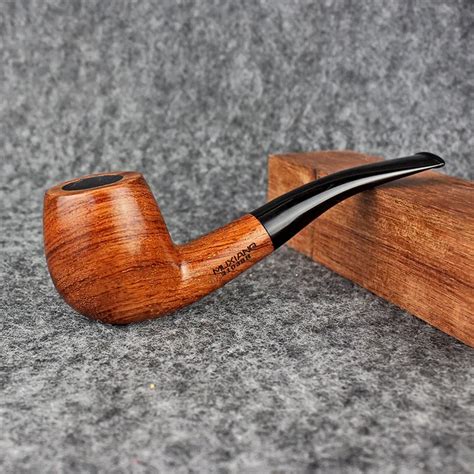 Classic Small Rose Wood Bent Type Filter Circulation Type Smoking Pipe Wooden Tobacco Pipe for ...