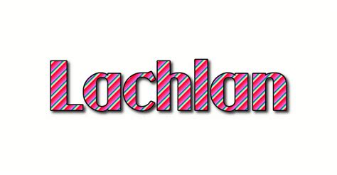 Lachlan Logo | Free Name Design Tool from Flaming Text