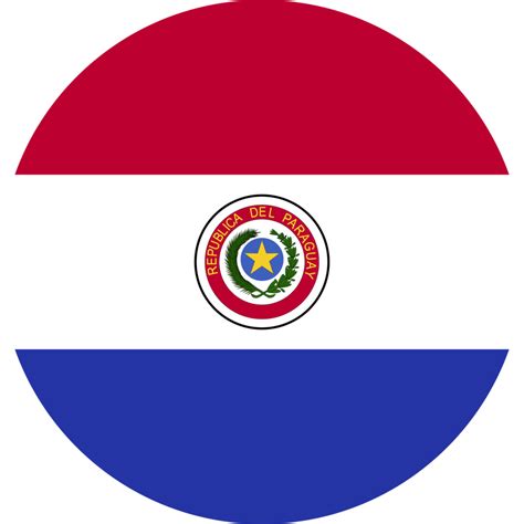 bandera circular de paraguay. 11571239 PNG