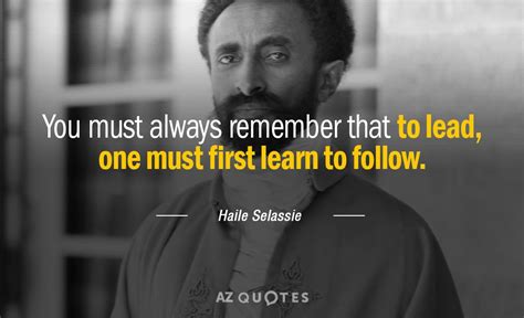 TOP 25 QUOTES BY HAILE SELASSIE (of 83) | A-Z Quotes