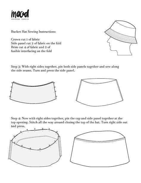 The Bucket Hat - Free Sewing Pattern - Mood Sewciety