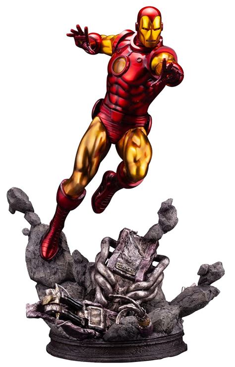 Diamond Select Toys Marvel Gallery Classic Iron Man PVC Figure Statue | ubicaciondepersonas.cdmx ...