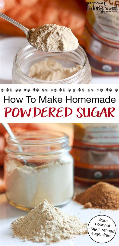 How to Make Homemade Powdered Sugar (from coconut sugar!) | Recipe | Powdered sugar recipes ...