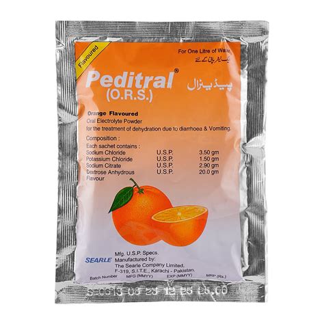 Purchase Searle Peditral ORS Orange Flavor Sachet Online at Special Price in Pakistan - Naheed.pk