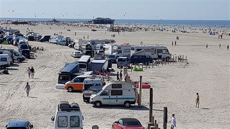 Strand-Parken in St. Peter Ording: Stand März 2021