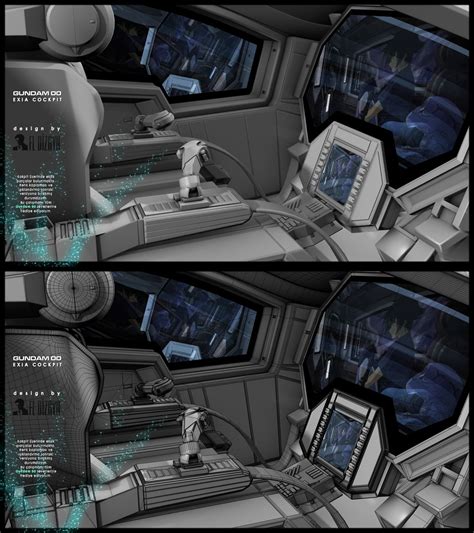 Gundam 00 Exia Cockpit by fldizayn on DeviantArt | Gundam, Gundam 00, Cockpit