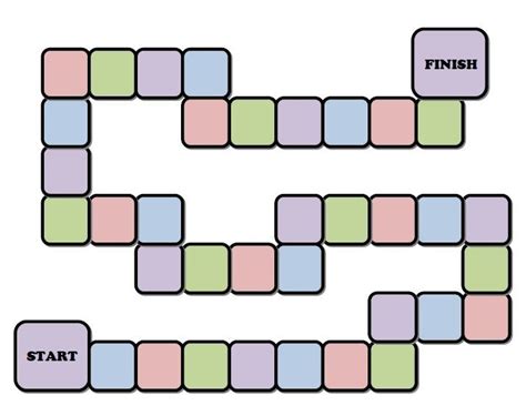 Game Board Templates for Teachers | Board game template, Printable board games, Blank game board