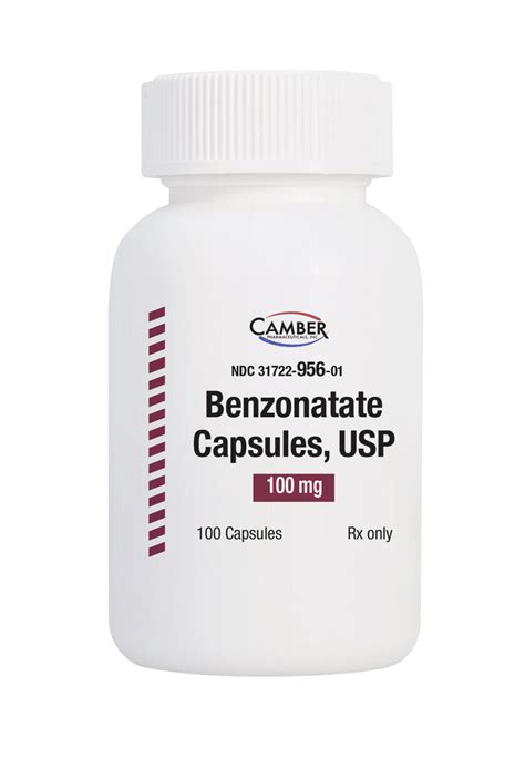 Benzonatate – Camber Pharmaceuticals